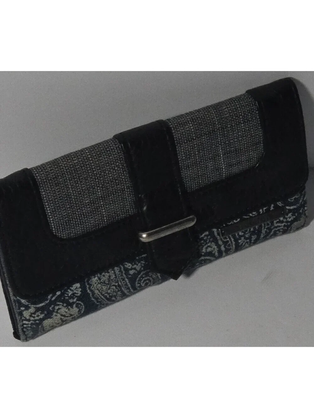 Boho Blue Paisley Dakine Penelope Makani Wallet Blue Paisley Fold Clutch